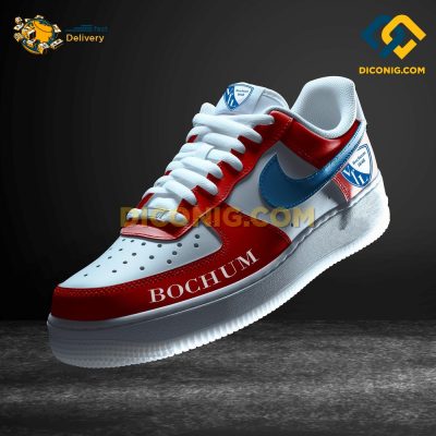 Bochum Custom Shoes Red Bundesliga Air Force 1 DICONIG FASHION