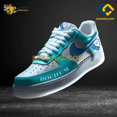 Bochum Custom Shoes Teal Bundesliga Air Force 1 DICONIG FASHION