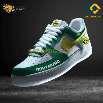 Borussia Dortmund Custom Shoes Green Bundesliga Air Force 1 DICONIG FASHION
