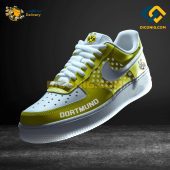 Borussia Dortmund Custom Shoes Yellow Bundesliga Air Force 1 DICONIG FASHION