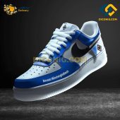 Borussia M'gladbach Custom Shoes Blue Bundesliga Air Force 1 DICONIG FASHION