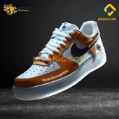 Borussia M'gladbach Custom Shoes Orange Bundesliga Air Force 1 DICONIG FASHION