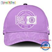 Boston Bruins 2025 NHL Hockey Fights Cancer Limited Edition Cap