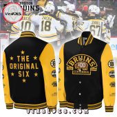 Boston Bruins The Original Six Gold Baseball Jacket 2 Yioe9.jpg - demo10