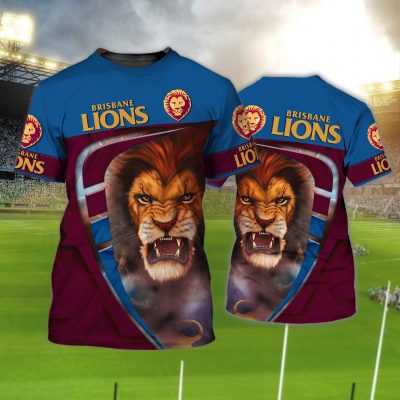 Brisbane Lions | Brisbane Lions 3D Shirts Tad 01