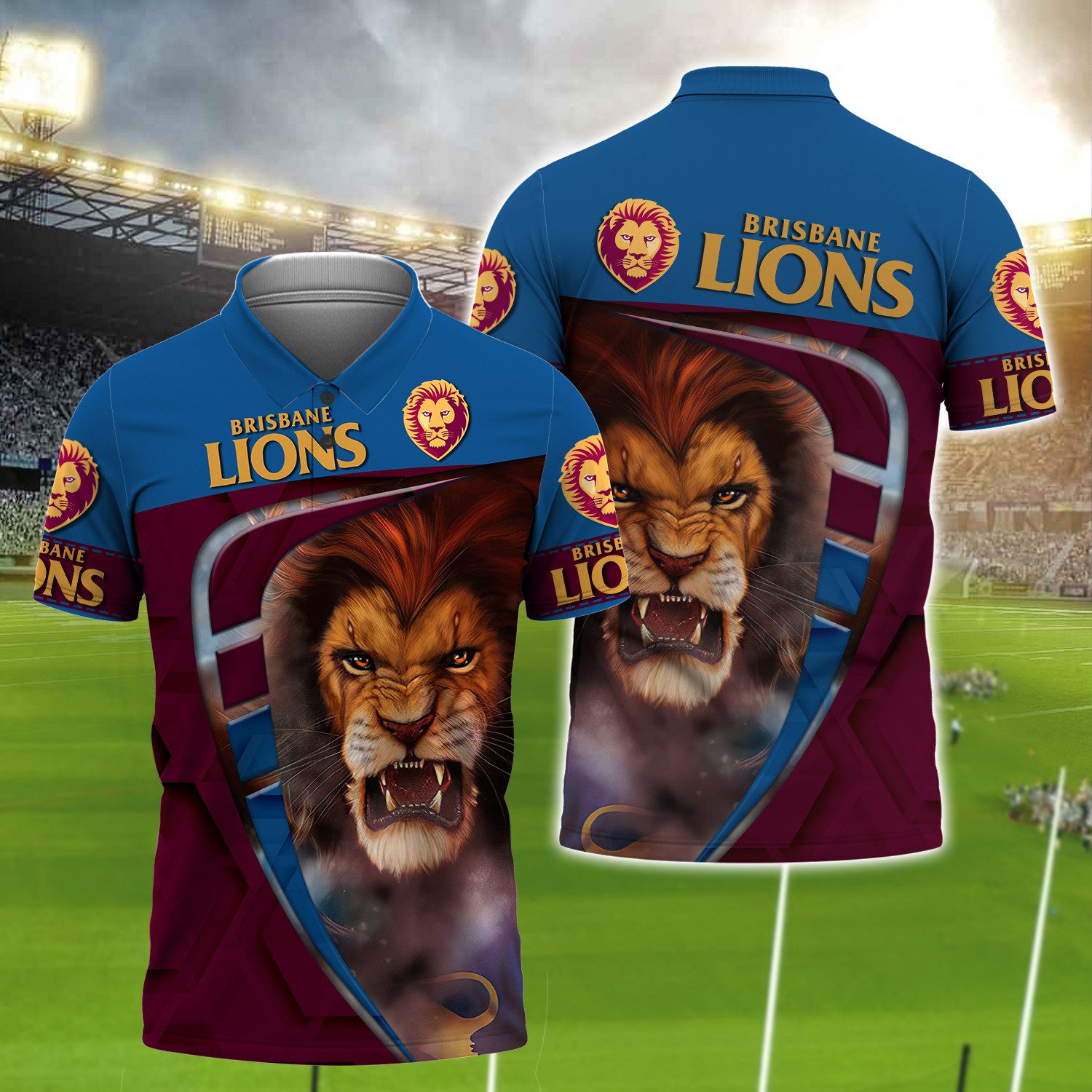 Brisbane Lions | Brisbane Lions 3D Shirts Tad 01 Brisbane Lions | Brisbane Lions 3D Shirts Tad 01