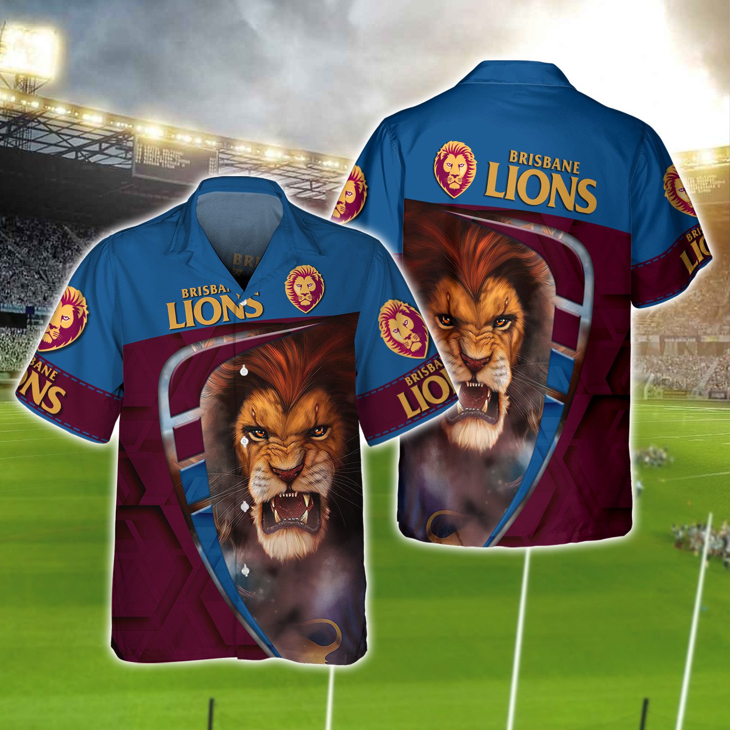 Brisbane Lions | Brisbane Lions 3D Shirts Tad 01 Brisbane Lions | Brisbane Lions 3D Shirts Tad 01