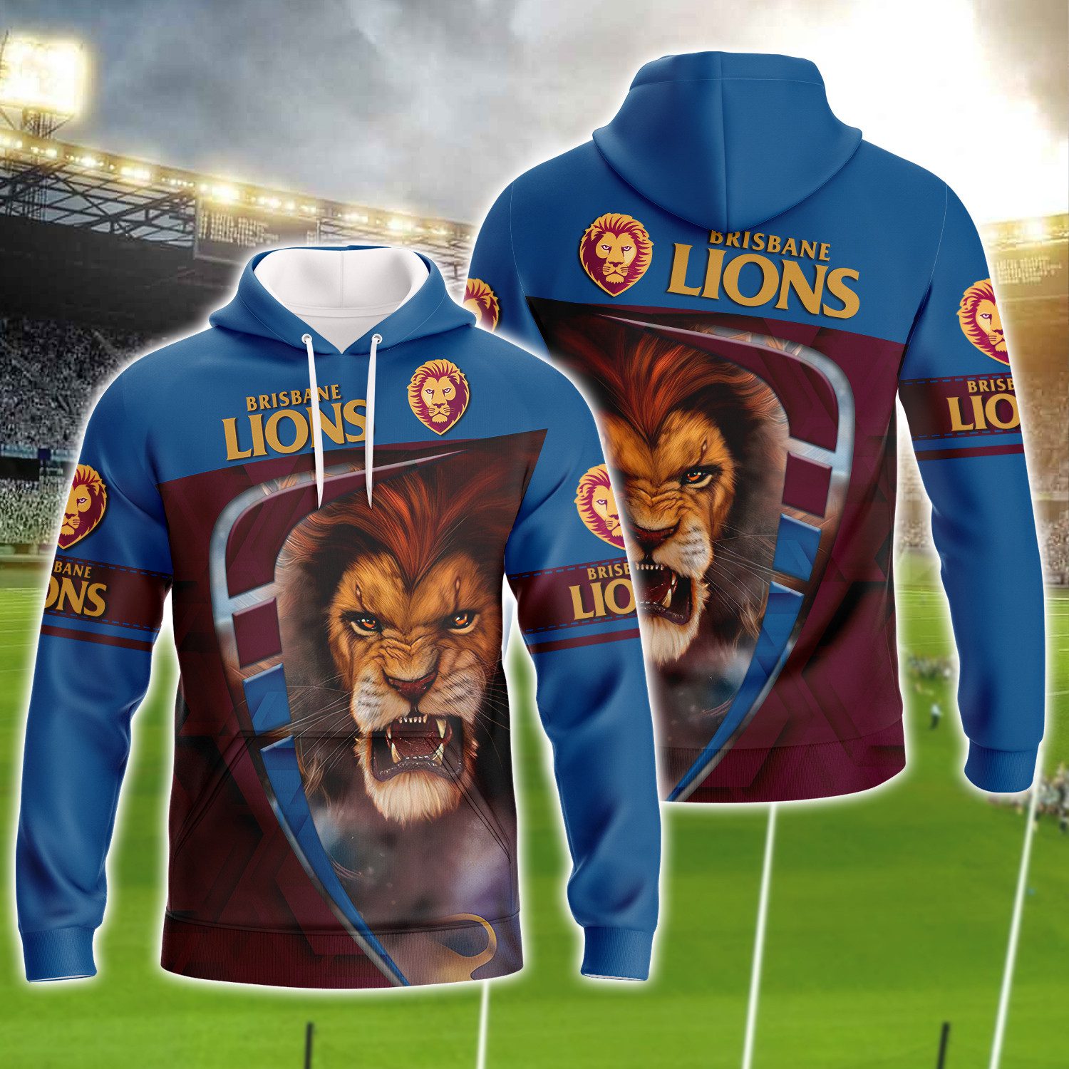 Brisbane Lions | Brisbane Lions 3D Shirts Tad 01 Brisbane Lions | Brisbane Lions 3D Shirts Tad 01
