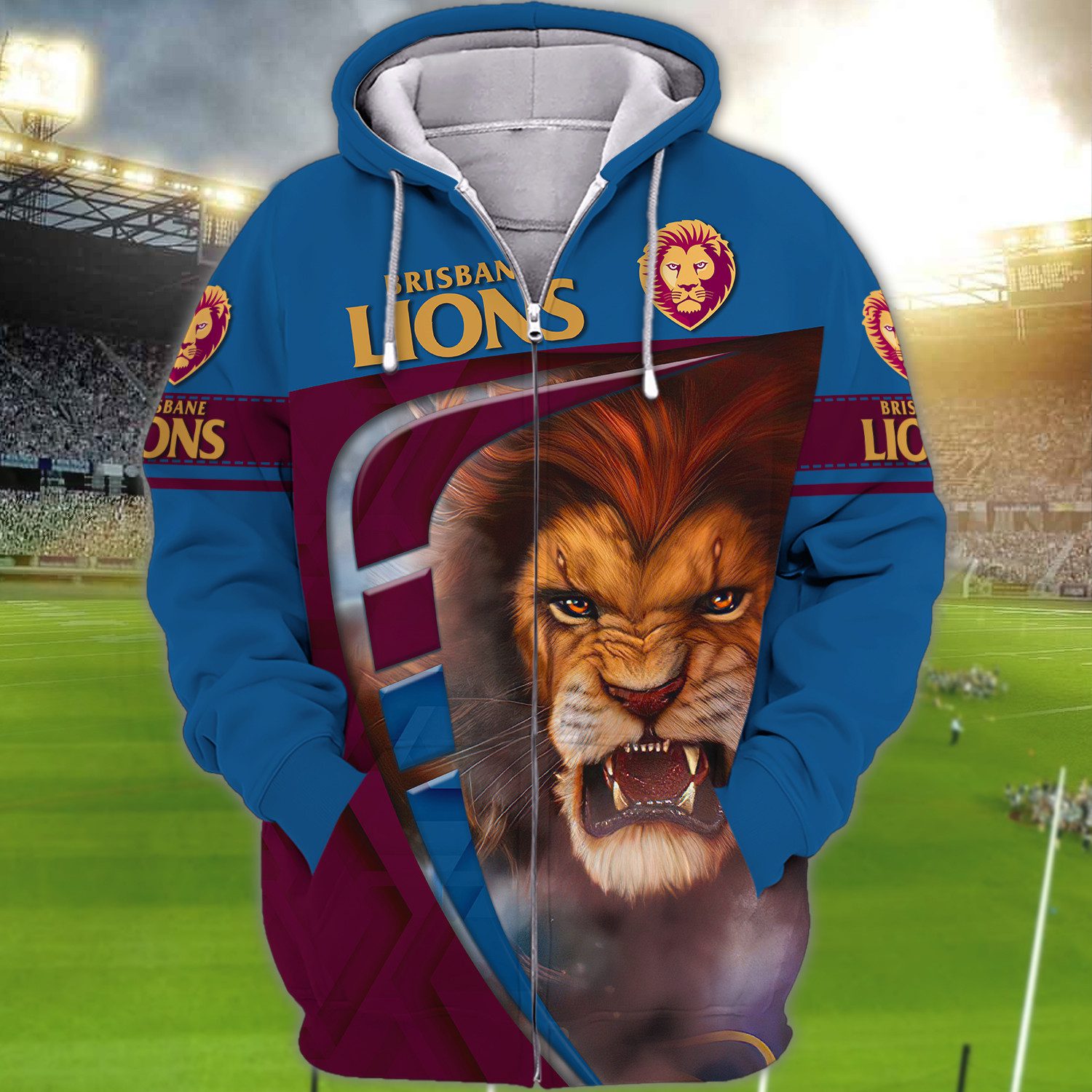 Brisbane Lions | Brisbane Lions 3D Shirts Tad 01 Brisbane Lions | Brisbane Lions 3D Shirts Tad 01