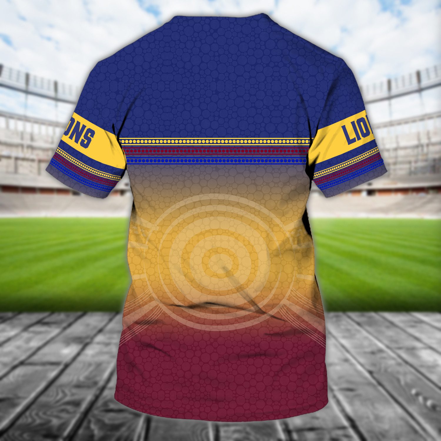 Brisbane Lions | Brisbane Lions Personalized Name 3D Tshirt Brisbane Lions | Brisbane Lions Personalized Name 3D Tshirt