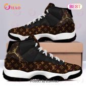 Brown Louis Vuitton Air Jordan 11 Shoes Hot 2023 LV Sneakers Gifts For Men Women