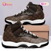 Brown Louis Vuitton Air Jordan 11 Sneakers Shoes Hot 2023 LV Gifts For Men Women