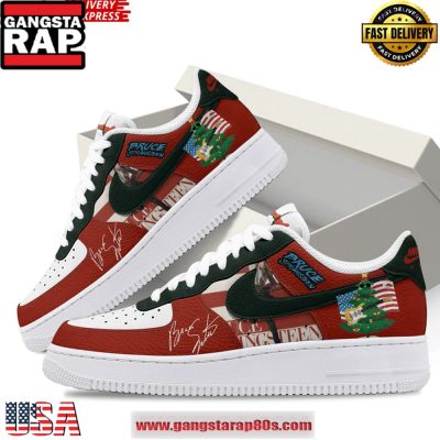 Bruce Springsteen Limited Edition Air Force 1 Running Sneakers Shoes