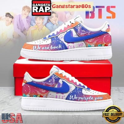 BTS We Are Back We Purple Your 2025 Air Force 1 Shoes Running Sneakers