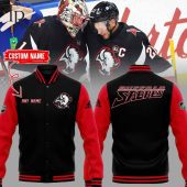 Buffalo Sabres Black Alternate Primegreen Custom Baseball Jacket