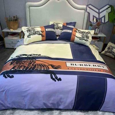 Burberry Bedding Sets, Burberry Fashion Bedding Sets Quilt Sets Duvet Cover Luxury Brand Bedding