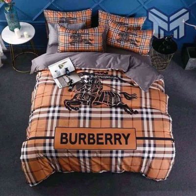 Burberry Bedding Sets, Burberry Hot Fashion Bedding Set Quilt Sets Duvet Cover Luxury Brand