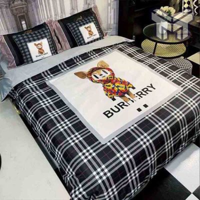 Burberry Bedding Sets, Burberry Luxury Brand High-End Bedding Set Home Decor