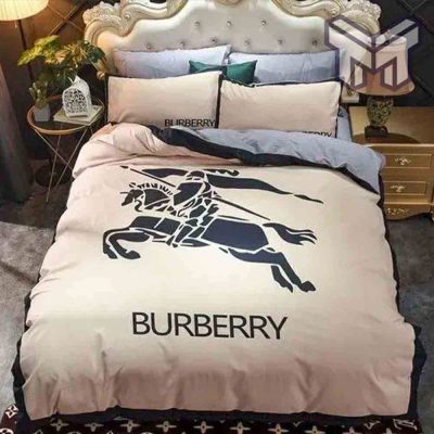 Burberry Bedding Sets, Burberry Luxury Brand Premium Bedding Set Bedspread Duvet Cover Set Home
