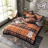 Burberry Bedding Sets Burberry Orange Bedding Set 3d Printed Bedding Sets Quilt Sets Duvet Cover Luxury Brand Bedding Decor Bedroom Sets.jpg - demo10