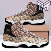 Burberry Jordan 11 Luxury Burberry Air Jordan 11 Sneakers Shoes Hot 2022 Gifts For Men Women 1.jpg - demo10