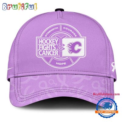 Calgary Flames 2025 NHL Hockey Fights Cancer Limited Edition Cap