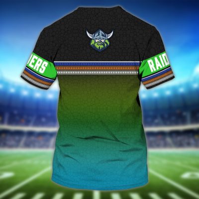 Canberra Raiders The Green Machine NRL Personalized Name 3D Tshirt