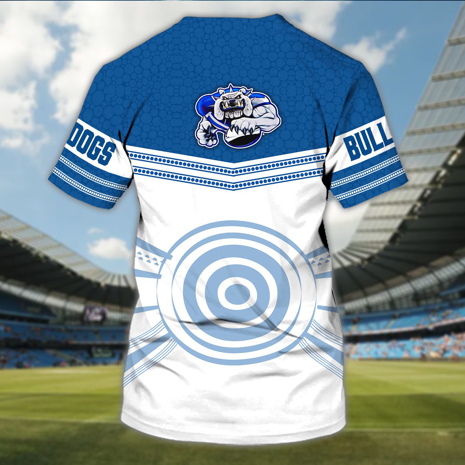Canterbury-Bankstown Bulldogs NRL Personalized Name 3D Tshirt Canterbury-Bankstown Bulldogs NRL Personalized Name 3D Tshirt