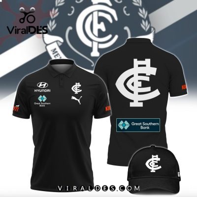 Carlton Blues AFL Polo, Cap Limited Edition