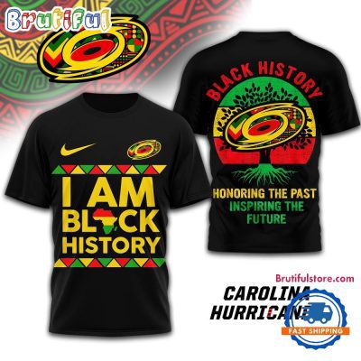 Carolina Hurricanes 2026 NHL Black History Limited Edition 3D Shirt