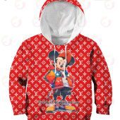 Cartoon Minnie Mouse Streetstyle Louis Vuitton Hoodie Heroine - demo10