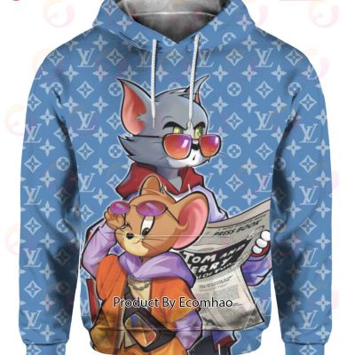Cartoon Tom & Jerry Fashionista Louis Vuitton Hoodie