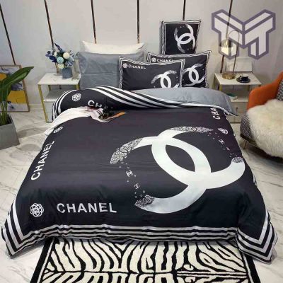 Chanel Bedding Sets, Chanel Bedding 3D Printed Bedding Sets Quilt Sets Duvet Cover Luxury Brand