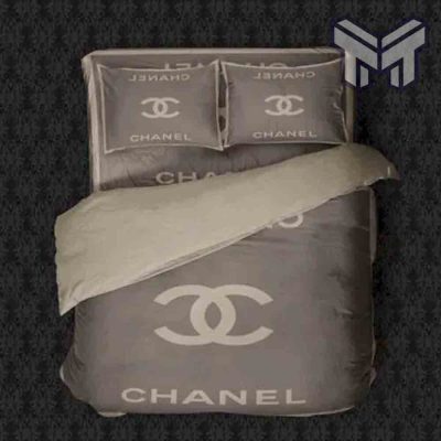 Chanel Bedding Sets, Chanel Brown Bedding 3D Printed Bedding Sets Quilt Sets Duvet Cover Luxury