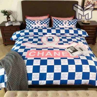 Chanel Bedding Sets, Chanel Caro Logo Bedding 3D Printed Bedding Sets Quilt Sets Duvet Cover