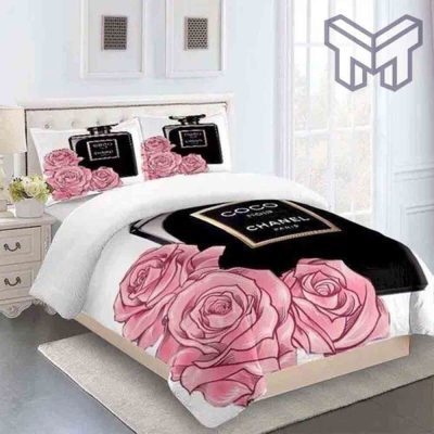 Chanel Bedding Sets, Chanel Coco Hot Bedding Sets Luxury Brand Bedding Decor Bedroom Sets