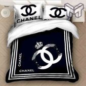 Chanel Bedding Sets Chanel Crown Logo New Luxury Brand Bedding Set Bedspread Duvet Cover Set Home Decor.jpg - demo10