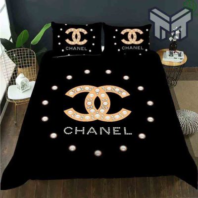 Chanel Bedding Sets, Chanel Diamond Light Luxury Brand High-End Bedding Set Home Decor