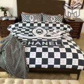 Chanel Bedding Sets Chanel Flowers Bedding 3d Printed Bedding Sets Quilt Sets Duvet Cover Luxury Brand Bedding Decor Bedroom Sets 1.jpg - demo10