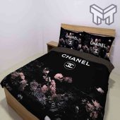 Chanel Bedding Sets Chanel Flowers Luxury Brand High End Bedding Set Home Decor 1.jpg - demo10