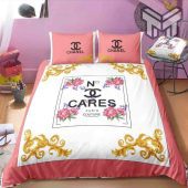 Chanel Bedding Sets Chanel Flowers Luxury Fashion Brand Bedding Set Bedspread Duvet Cover Set.jpg - demo10