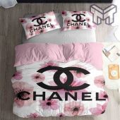 Chanel Bedding Sets Chanel Flowers Printed Bedding Sets Quilt Sets Duvet Cover Luxury Brand Bedding Decor Bedroom Sets.jpg - demo10