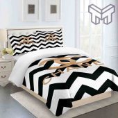 Chanel Bedding Sets Chanel Golden Logo Ziczac Luxury Brand Premium Bedding Set Duvet Cover Home Decor 1.jpg - demo10