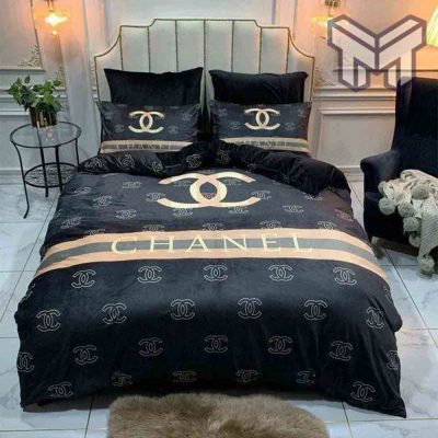 Chanel Bedding Sets, Chanel Italian Luxury Brand Inspired Custom 3D Bedding Sets Duvet Cover