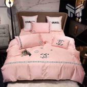 Chanel Bedding Sets Chanel Light Pink Luxury Brand Premium Bedding Set Duvet Cover Home Decor.jpg - demo10