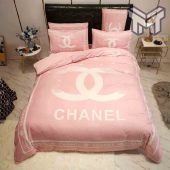 Chanel Bedding Sets Chanel Light Pinky Bedding 3d Printed Bedding Sets Quilt Sets Duvet Cover Luxury Brand Bedding Decor Bedroom Sets 1.jpg - demo10