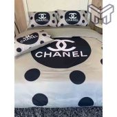 Chanel Bedding Sets Chanel Logo Dot Printed Bedding Sets Quilt Sets Duvet Cover Luxury Brand Bedding Decor Bedroom Sets 1.jpg - demo10