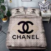 Chanel Bedding Sets Chanel Logo Fashion New Luxury Brand Bedding Set Bedspread Duvet Cover Set Home Decor 1.jpg - demo10