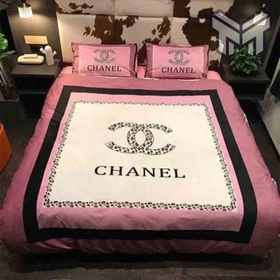 Chanel Bedding Sets, Chanel Logo Luxury Fashion Brand Bedding Set Bedspread Duvet Cover Set