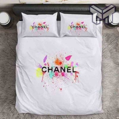Chanel Bedding Sets, Chanel Paris Colorful Bedding 3D Printed Bedding Sets Quilt Sets Duvet Cover